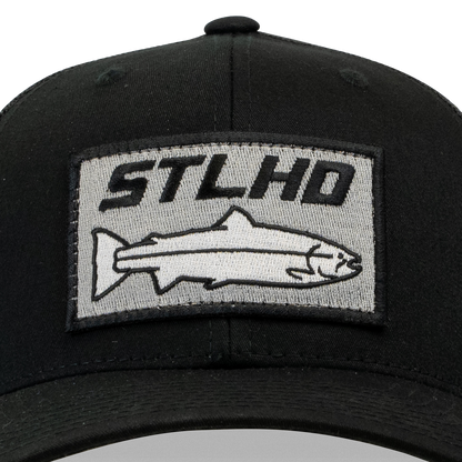 STLHD Chehalis Snapback Black Trucker Hat