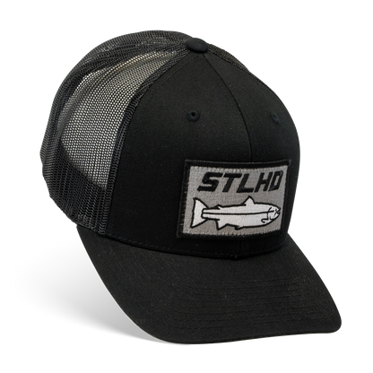 STLHD Chehalis Snapback Black Trucker Hat