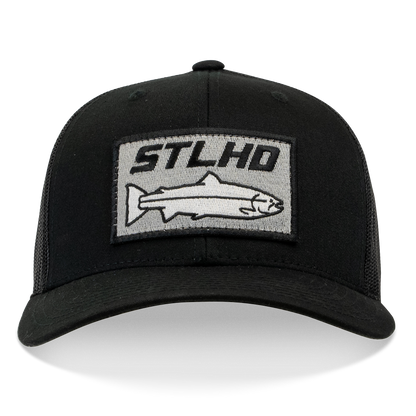STLHD Chehalis Snapback Black Trucker Hat