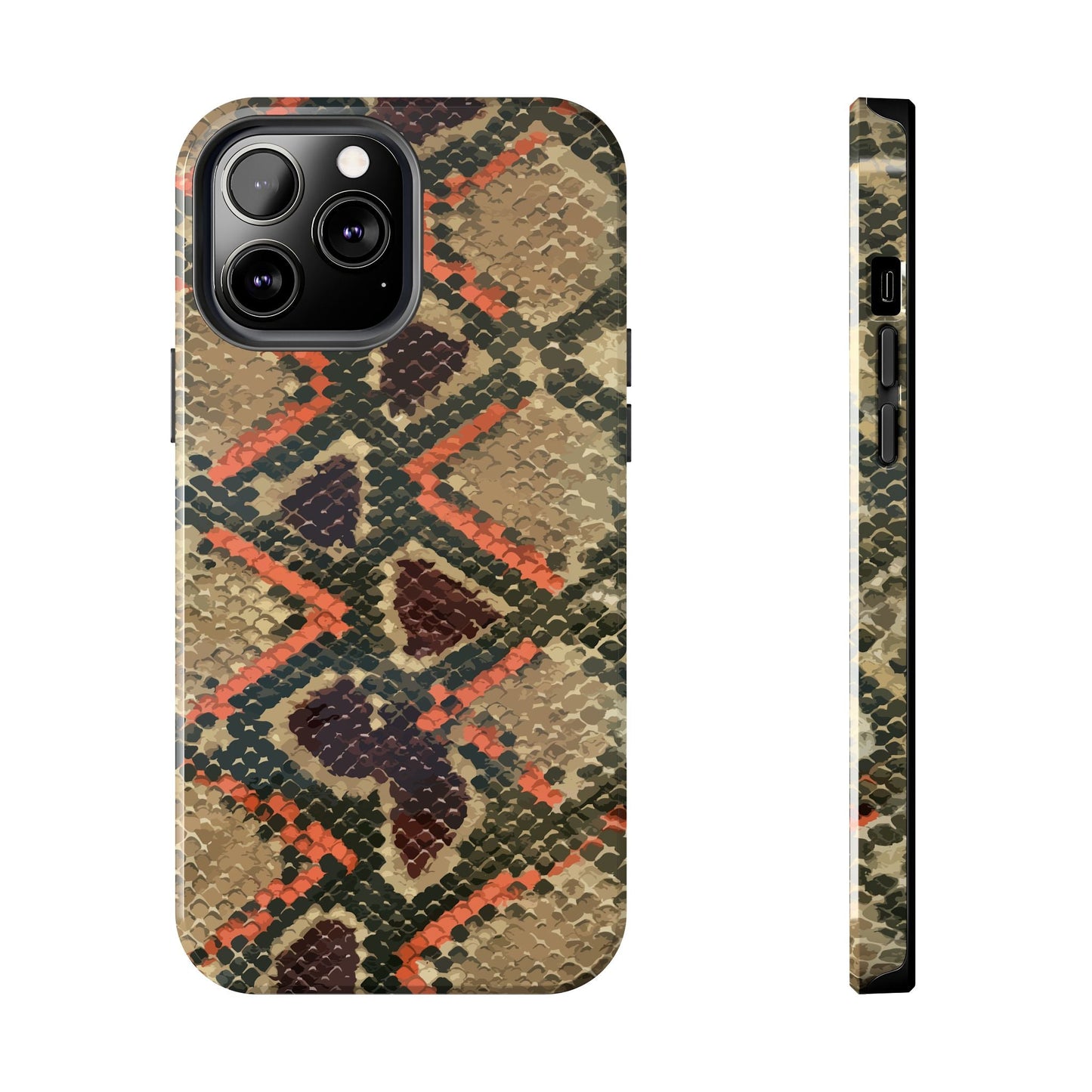 Texas Rigged Tees Burmese Python — Tough Phone Case
