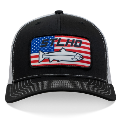 STLHD Nation Black/White Trucker Snapback Hat