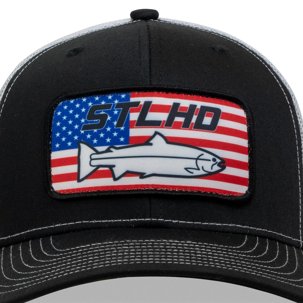 STLHD Nation Black/White Trucker Snapback Hat