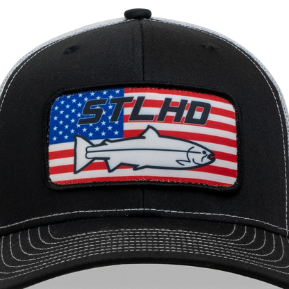 STLHD Nation Black/White Trucker Snapback Hat