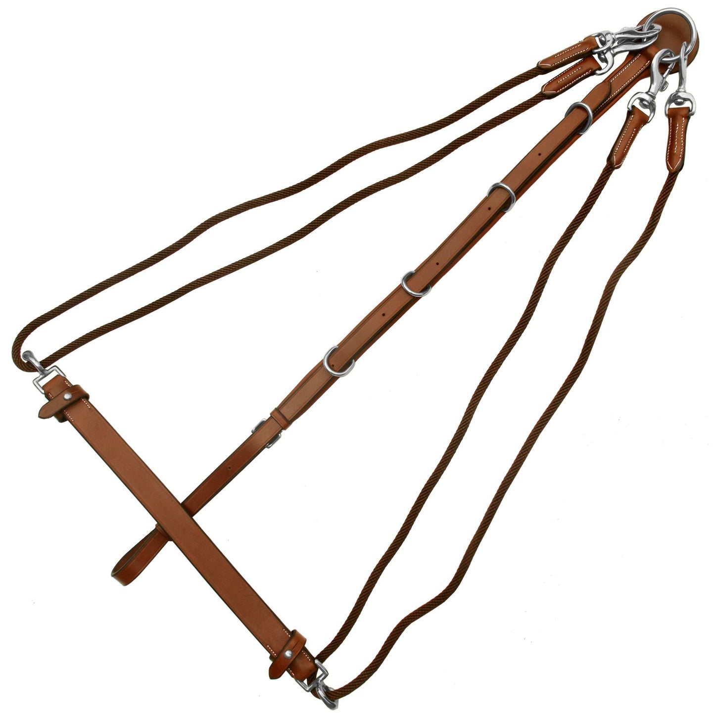Bridles & Reins ExionPro Rope De Gouge Chambon with Four D-rings