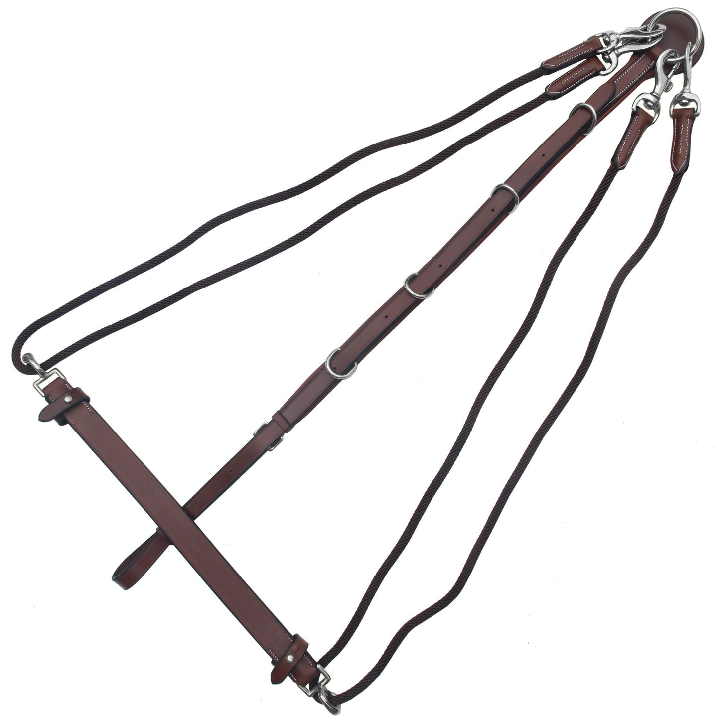 Bridles & Reins ExionPro Rope De Gouge Chambon with Four D-rings