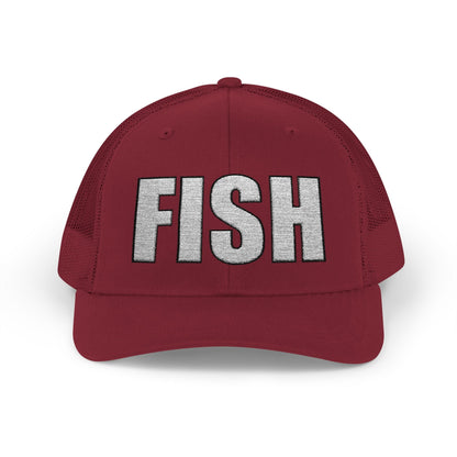 Texas Rigged Tees FISH — Embroidered Baseball Cap