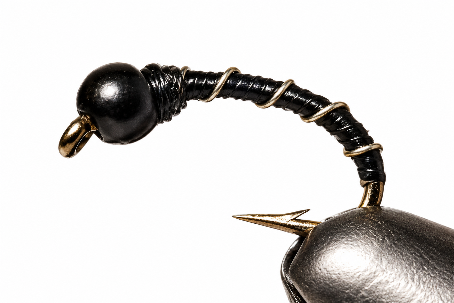 Stone Creek BH Zebra Midge - Black