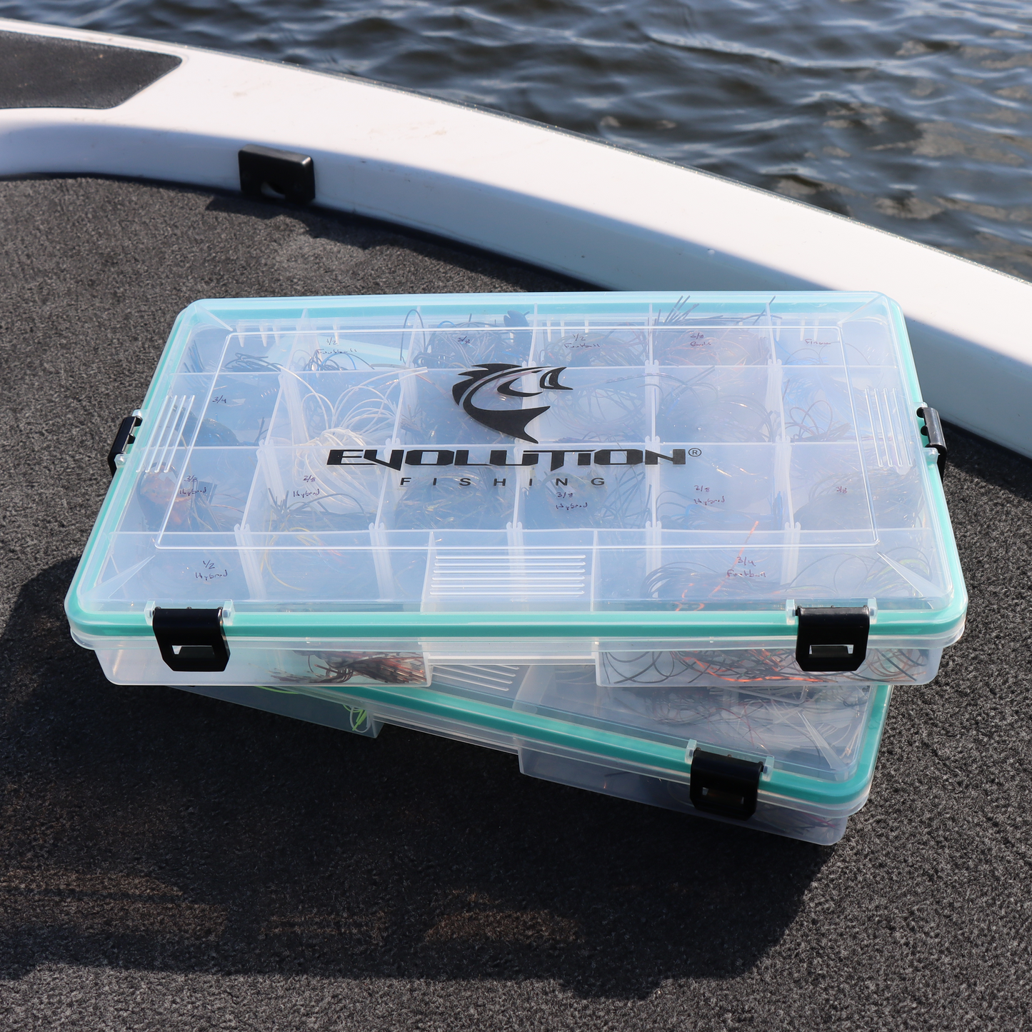 Evolution Outdoor 3700 4-Latch Waterproof Tray - Seafoam