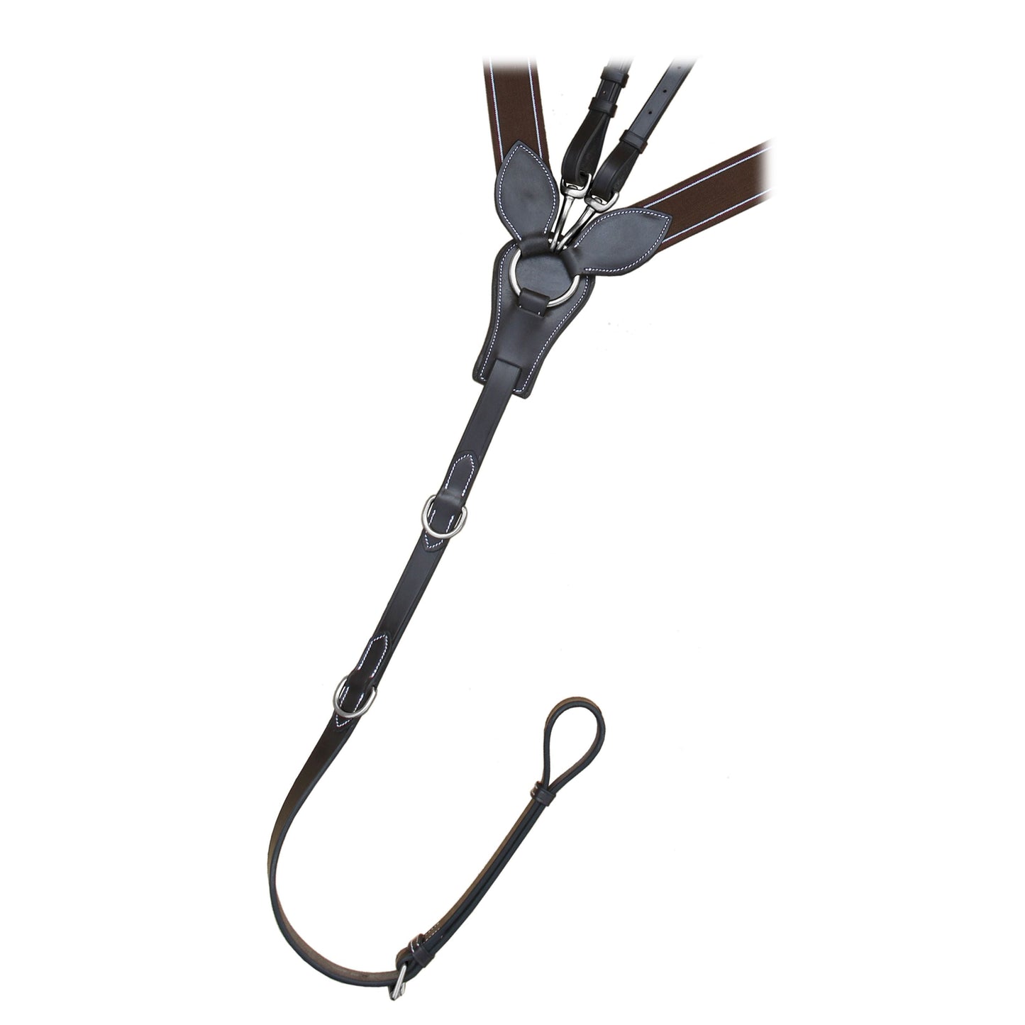 Bridles & Reins ExionPro Wide Elastic 3 Point Breastplate - Matching Elastic