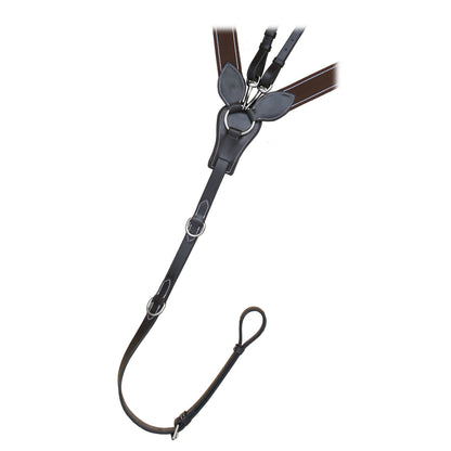 Bridles & Reins ExionPro Wide Elastic 3 Point Breastplate - Matching Elastic