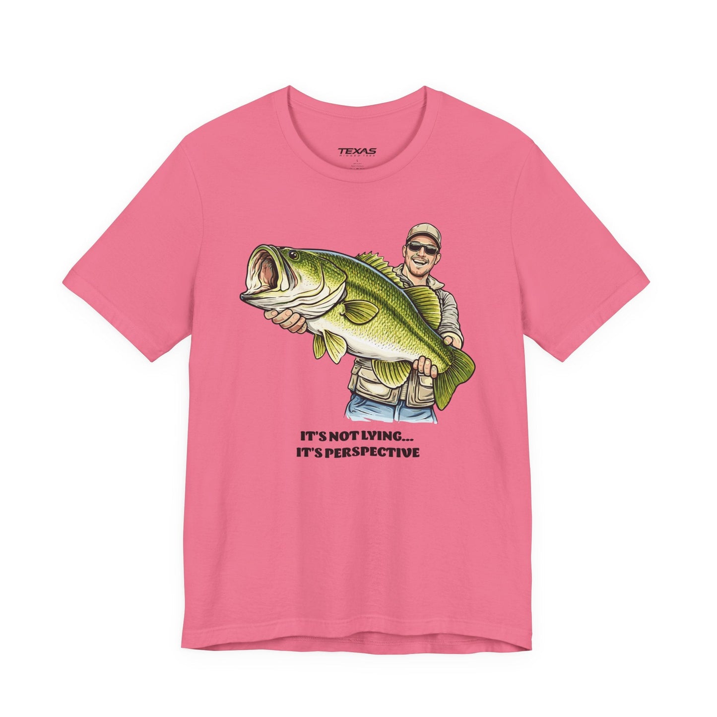 Texas Rigged Tees Forced Perspective — Unisex Cotton Tee