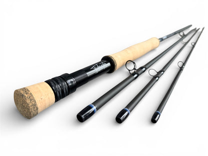 Tidewater Virtue 12wt 9ft Fly Rod - Blue Azul X Gray X Black