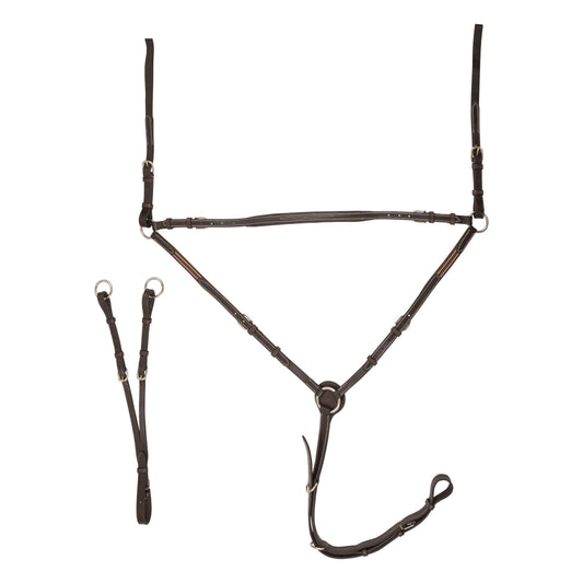 Bridles & Reins ExionPro Hunting Breastplate with Adjustable Bridge