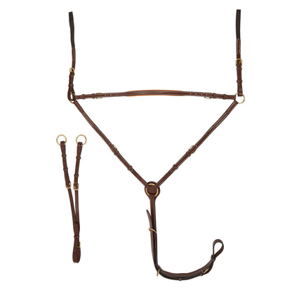 Bridles & Reins ExionPro Hunting Breastplate with Adjustable Bridge