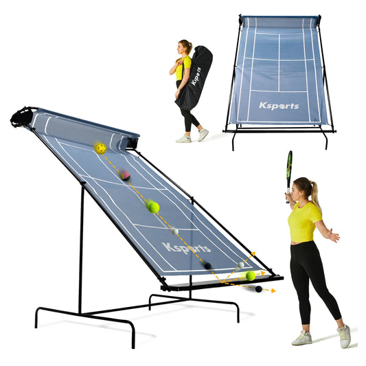 Ksports Portable Indoor Outdoor Weatherproof Tennis Rebounder Net with Carry Bag