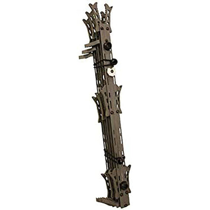 Hawk COMBAT Hang On Hunting Tree Stand & Set of 3 Helium Climbing Sticks w/Steps