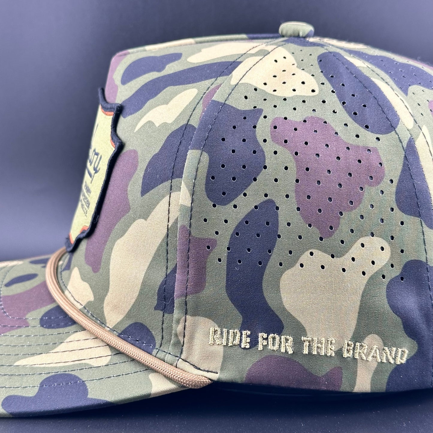 Cowboy Revolution Woodland Camo Patch “Cowboy Hat” - Performance Rope Hat