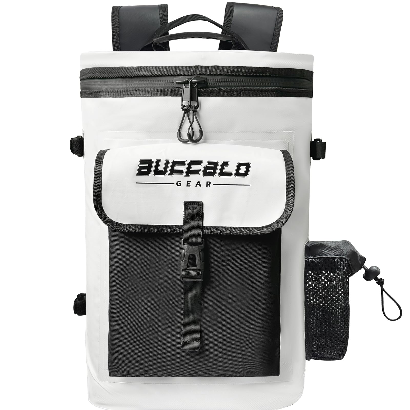 31QT Fish Cooler Backpack, Insulated Fish Kill Bag White