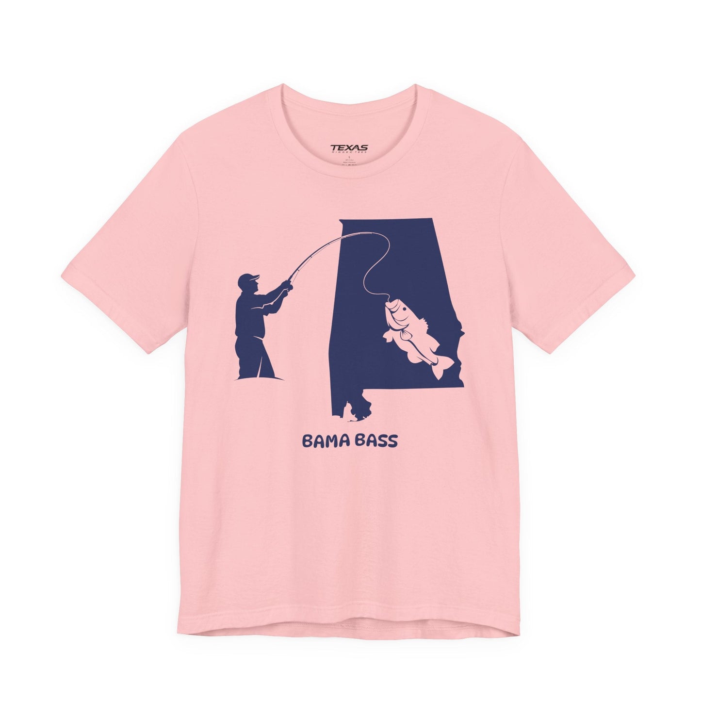 Texas Rigged Tees Bama Bass — Unisex Cotton Tee