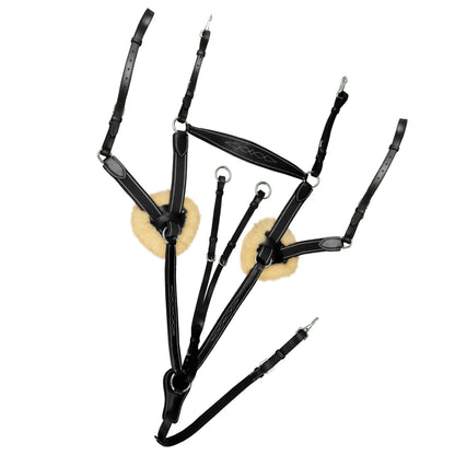 Bridles & Reins ExionPro 5 Point Breastplate - Matching Elastic