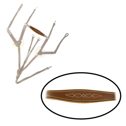 Bridles & Reins ExionPro 5 Point Breastplate - Matching Elastic