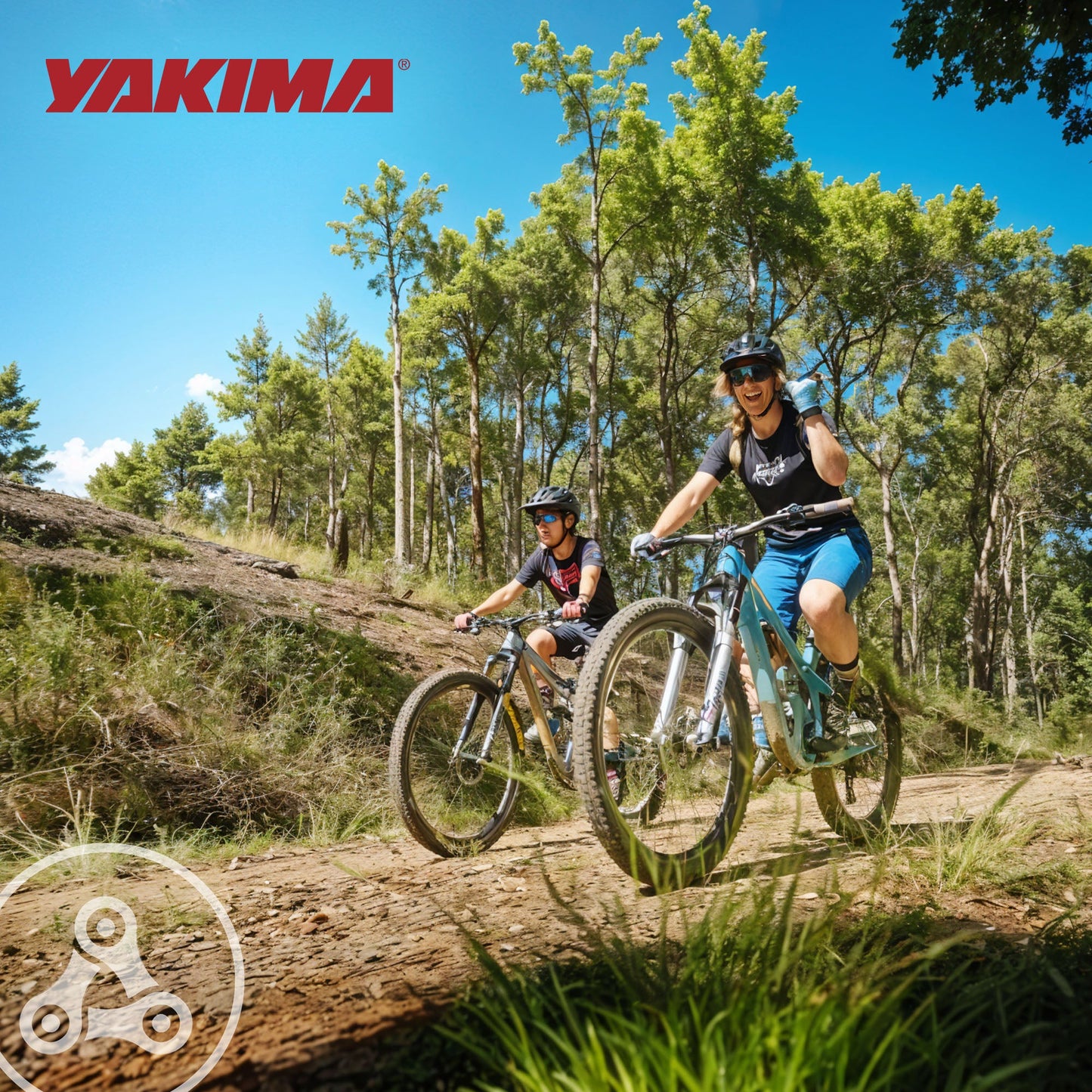 Yakima FullBack 3 Bike Capacity Car Trunk Bike Strap Rack with ZipStrips, Black