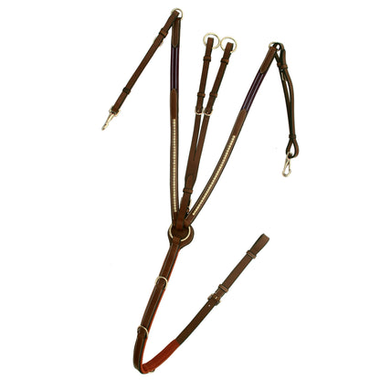 Bridles & Reins ExionPro SS / Brass Clincher Breastplate