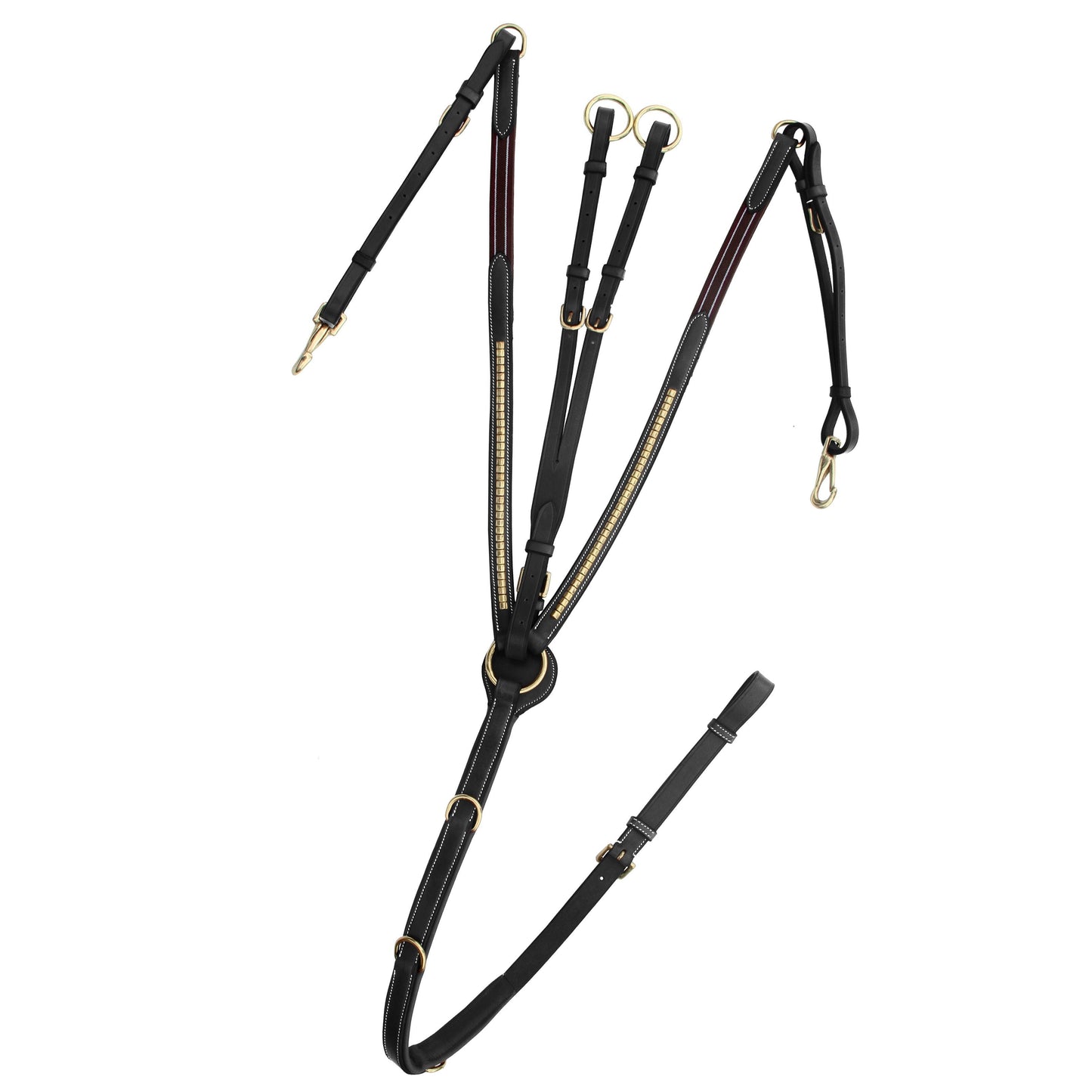 Bridles & Reins ExionPro SS / Brass Clincher Breastplate