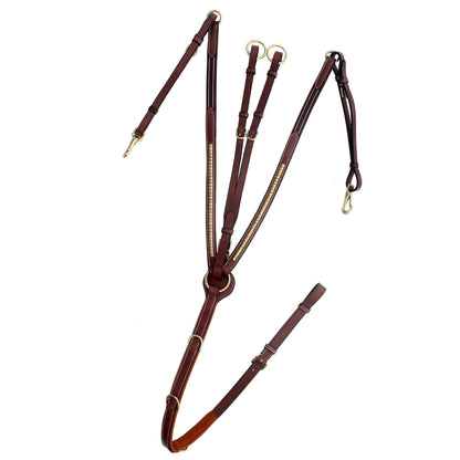 Bridles & Reins ExionPro SS / Brass Clincher Breastplate