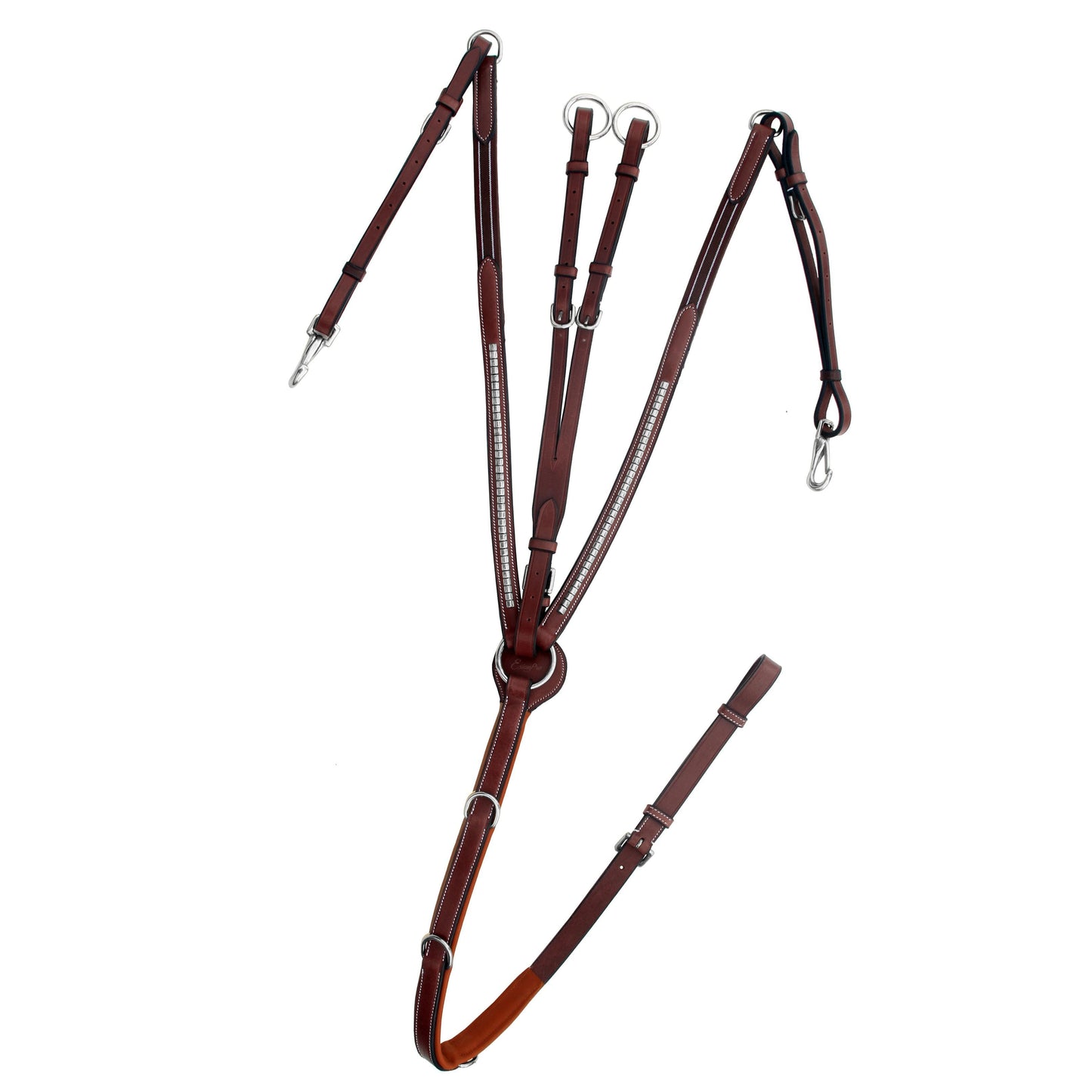 Bridles & Reins ExionPro SS / Brass Clincher Breastplate