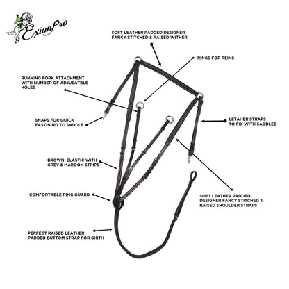 Bridles & Reins ExionPro Hunting Breastplate