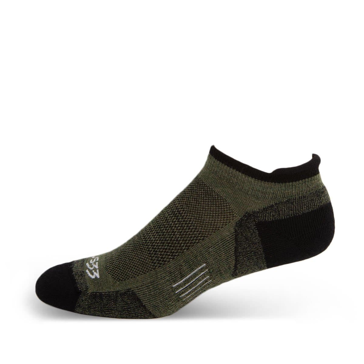 Minus33 Full Cushion - No Show Tab Wool Socks Mountain Heritage