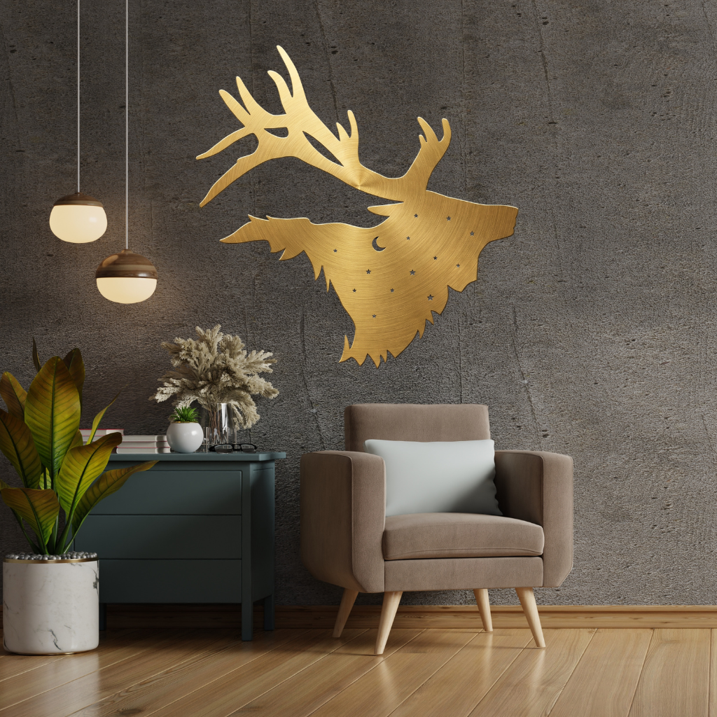 MetalPlex - Bull Elk - Metal Wall Art