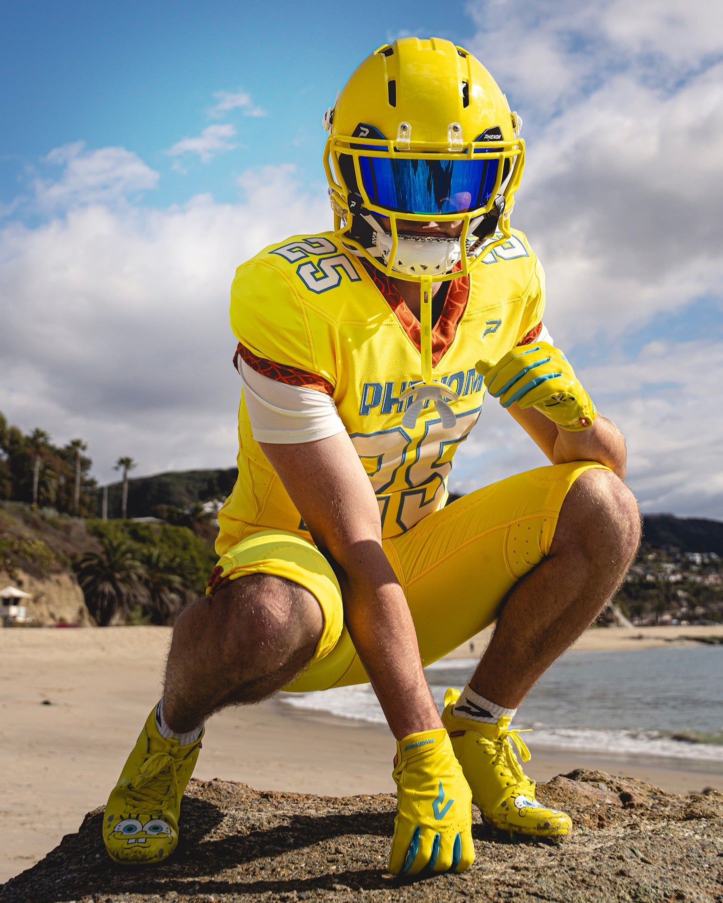 Phenom Elite SpongeBob Football Cleats - Quantum Speed 2.0 by Phenom Elite