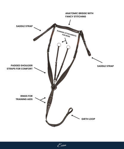 Bridles & Reins ExionPro Wings Breastplate