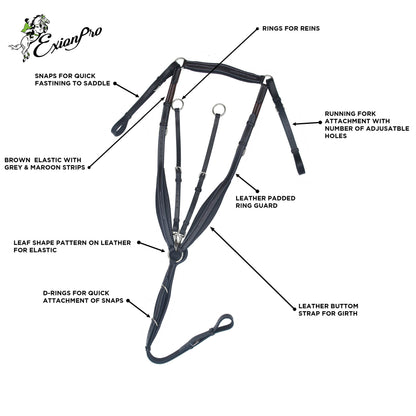 Bridles & Reins ExionPro Wings Breastplate