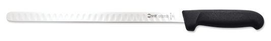 IVO® Butchercut 12" Black Slicing Knife with Grantons