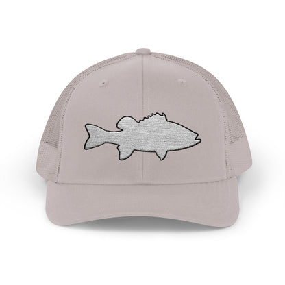 Texas Rigged Tees Bass Silhouette — Embroidered Baseball Cap