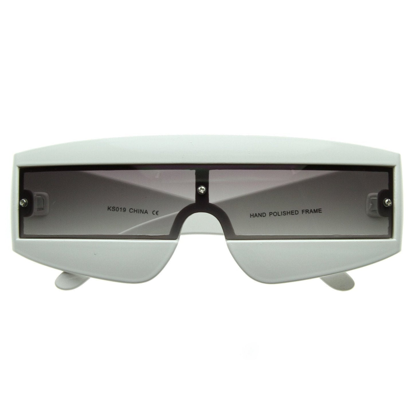 zeroUV Retro Futuristic 1980's Fashion Shield Novelty Sunglasses 8399