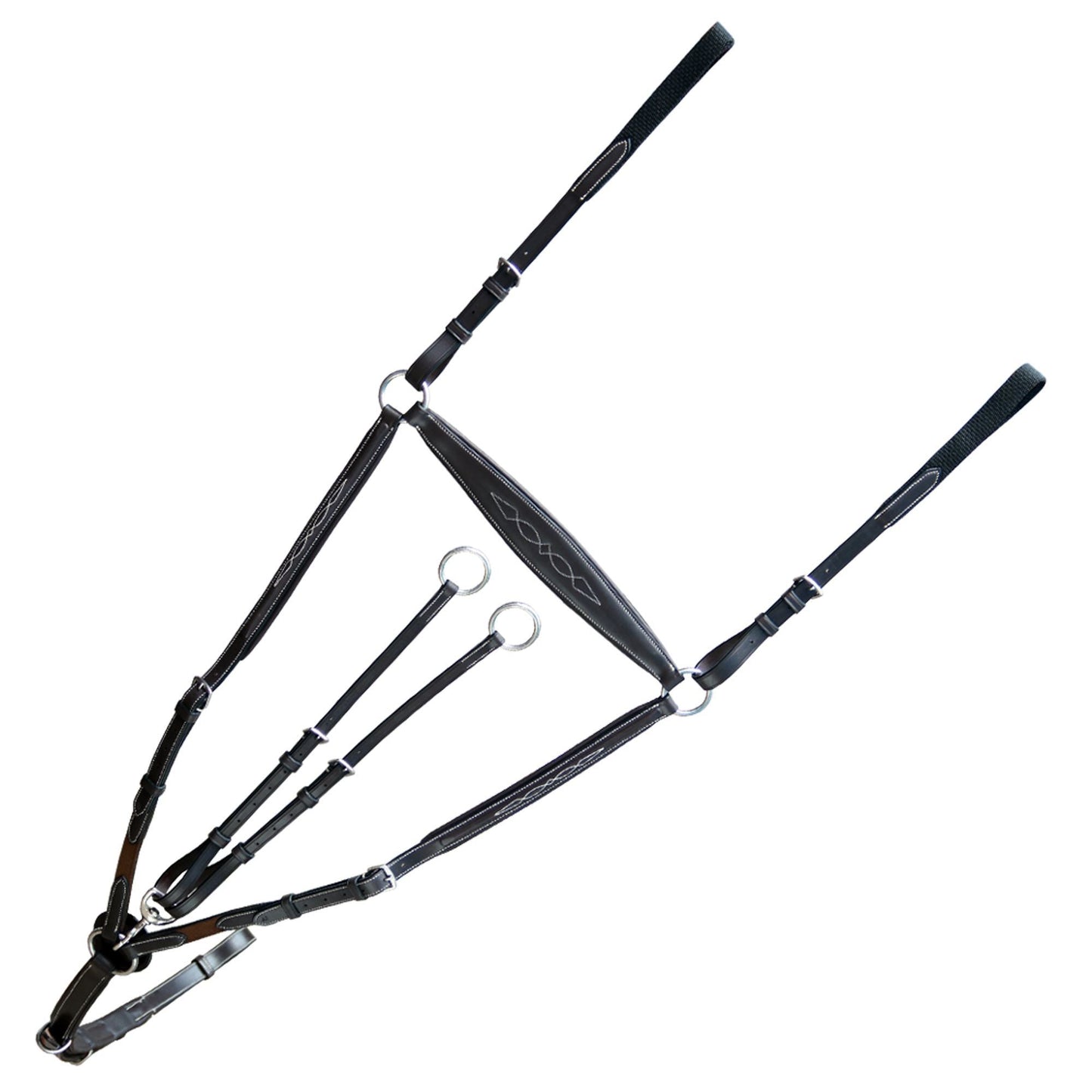 Bridles & Reins ExionPro Hunting Breastplate with Wide Bridge