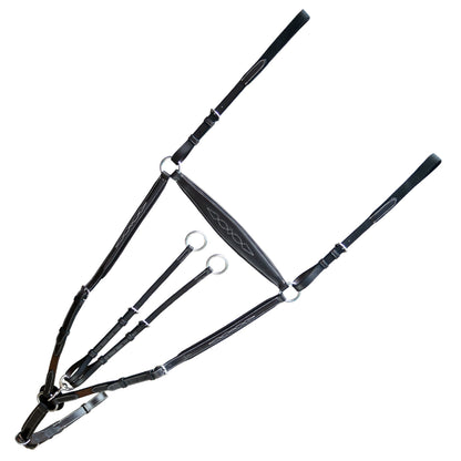 Bridles & Reins ExionPro Hunting Breastplate with Wide Bridge
