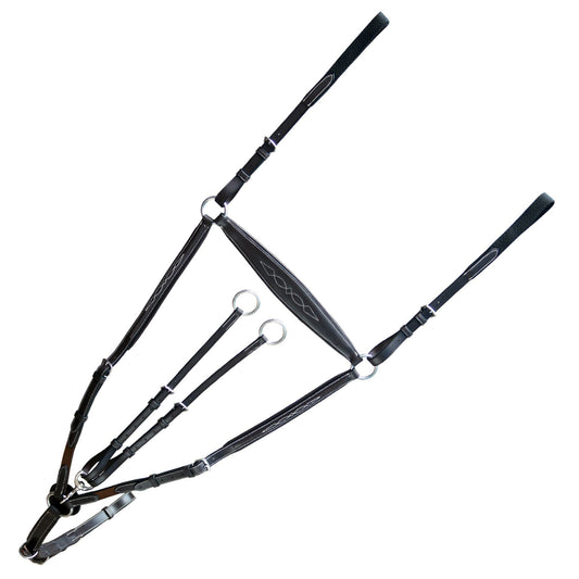 Bridles & Reins ExionPro Hunting Breastplate with Wide Bridge