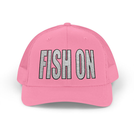 Texas Rigged Tees FISH ON — Embroidered Baseball Cap