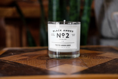 Twisted Arrow Goods Black Amber No.2 Soy Candle