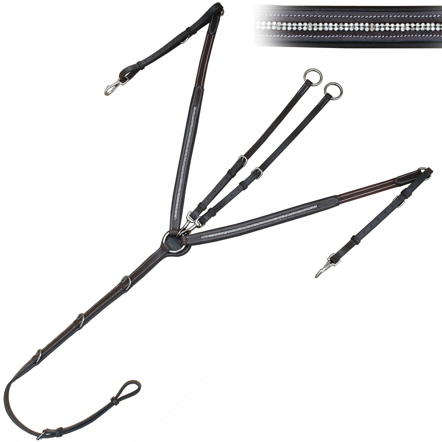 Bridles & Reins ExionPro Bling Breastplate