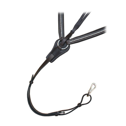Bridles & Reins ExionPro 5 Point Bling Breastplate with Elastic & Sheepskin Padding