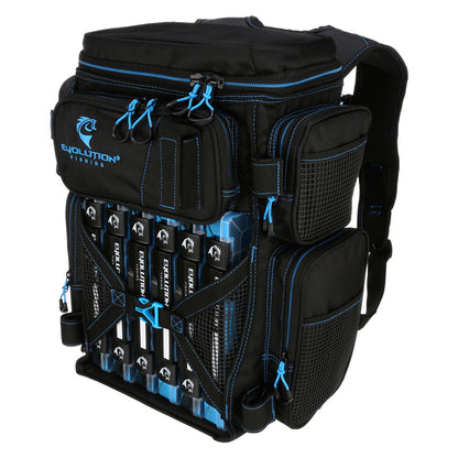 Evolution Outdoor Drift Series 3600 Tackle Backpack with Rod Holders & QuikLatch Trays
