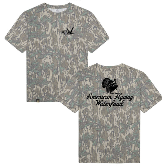 AFW Outdoors Turkey Greenleaf Mossy Oak Tee