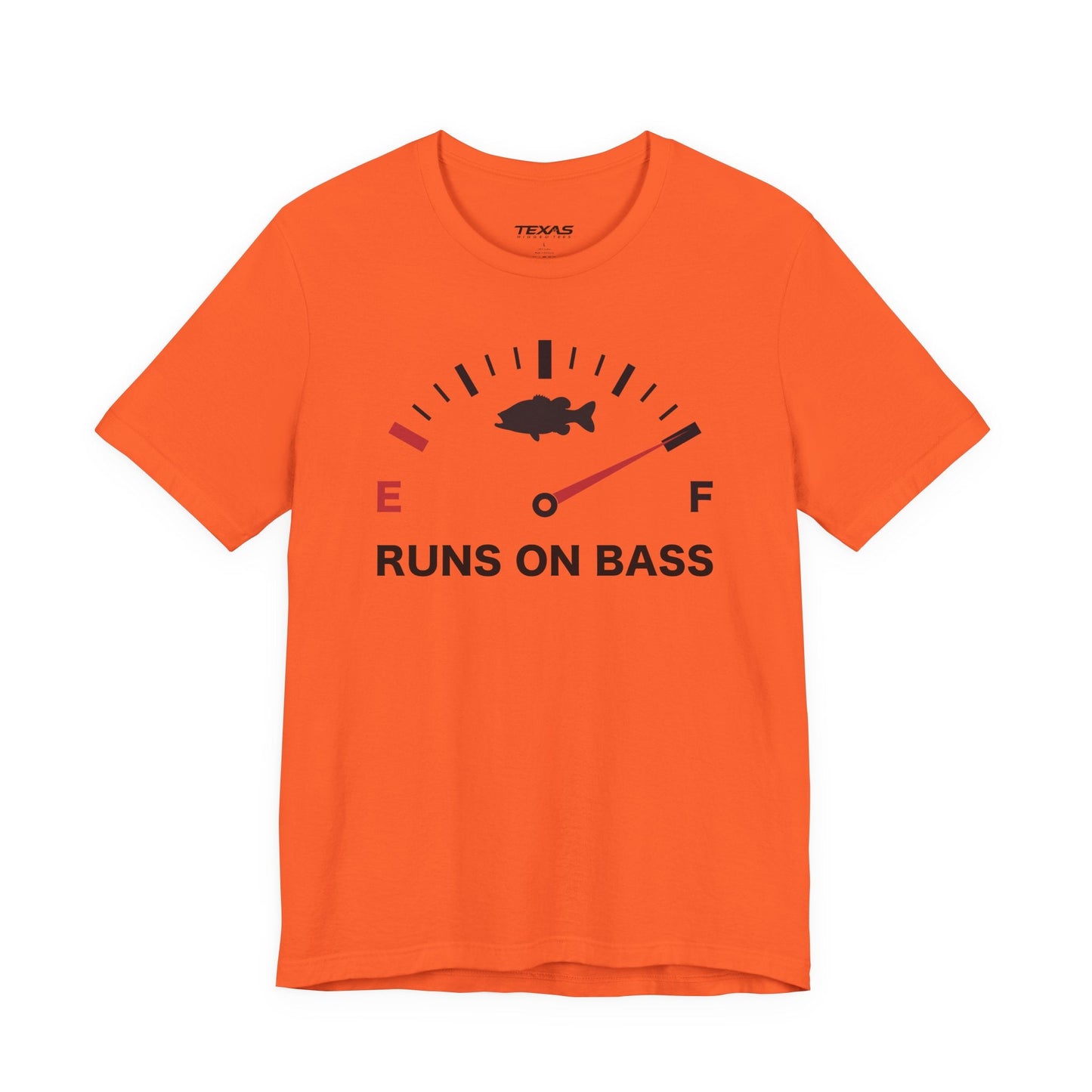 Texas Rigged Tees Runs on Bass — Unisex Cotton Tee