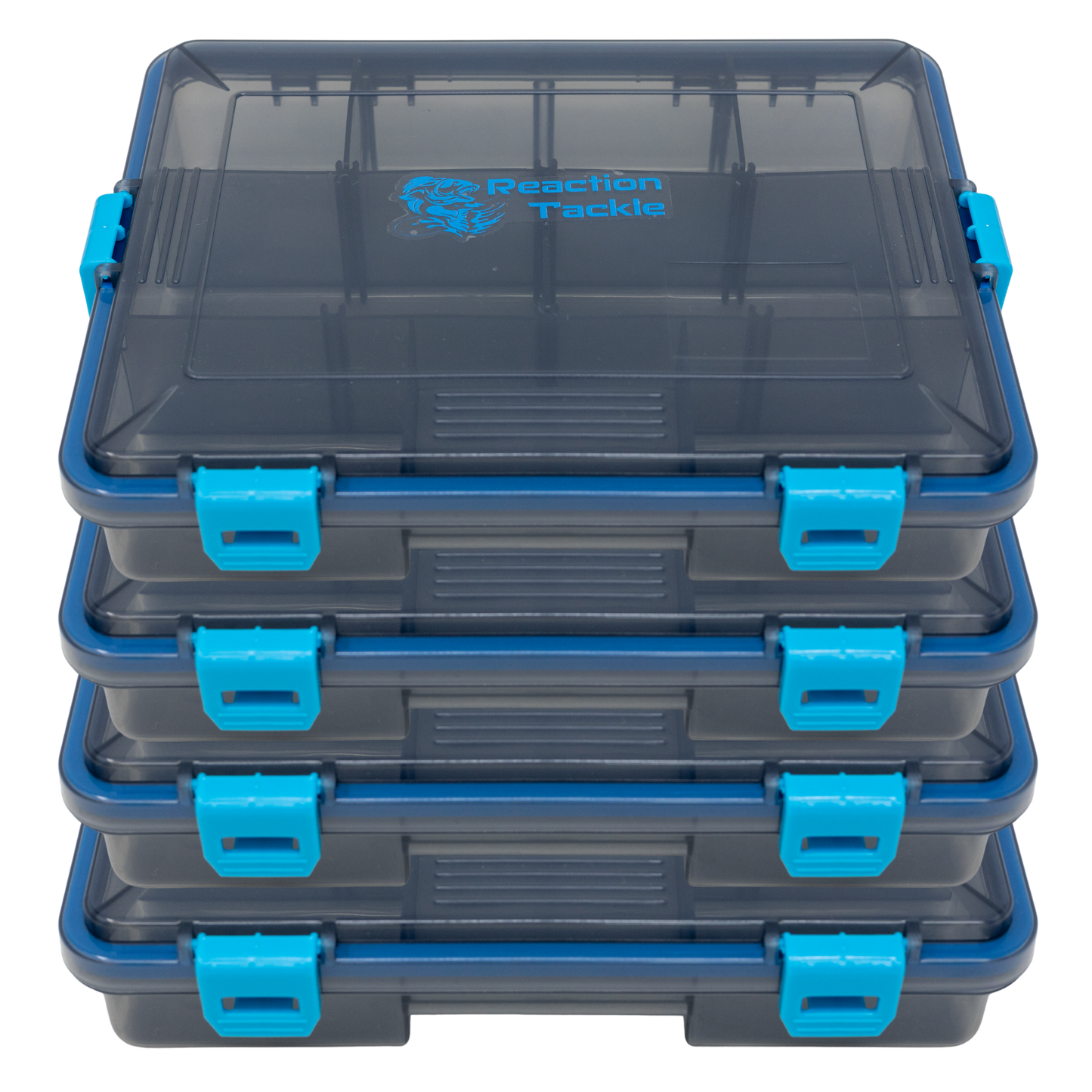 Reaction Tackle Standard Tackle Tray- Sturdy and Waterproof with 4 Reliable Clips